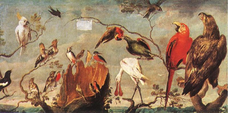 SNYDERS, Frans Concert of Birds fh France oil painting art